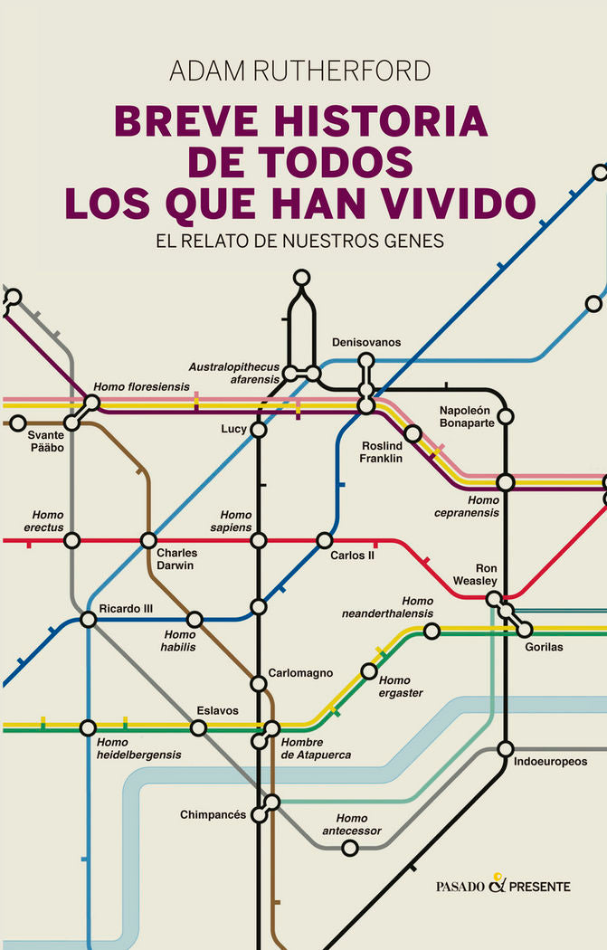 Breve historia de todos los que han vivido, de Rutherford, Adam | portada del libro