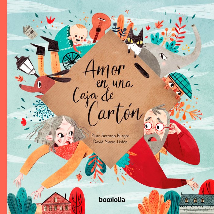Amor en una caja de cartón, de Serrano Burgos, Pilar | portada del libro