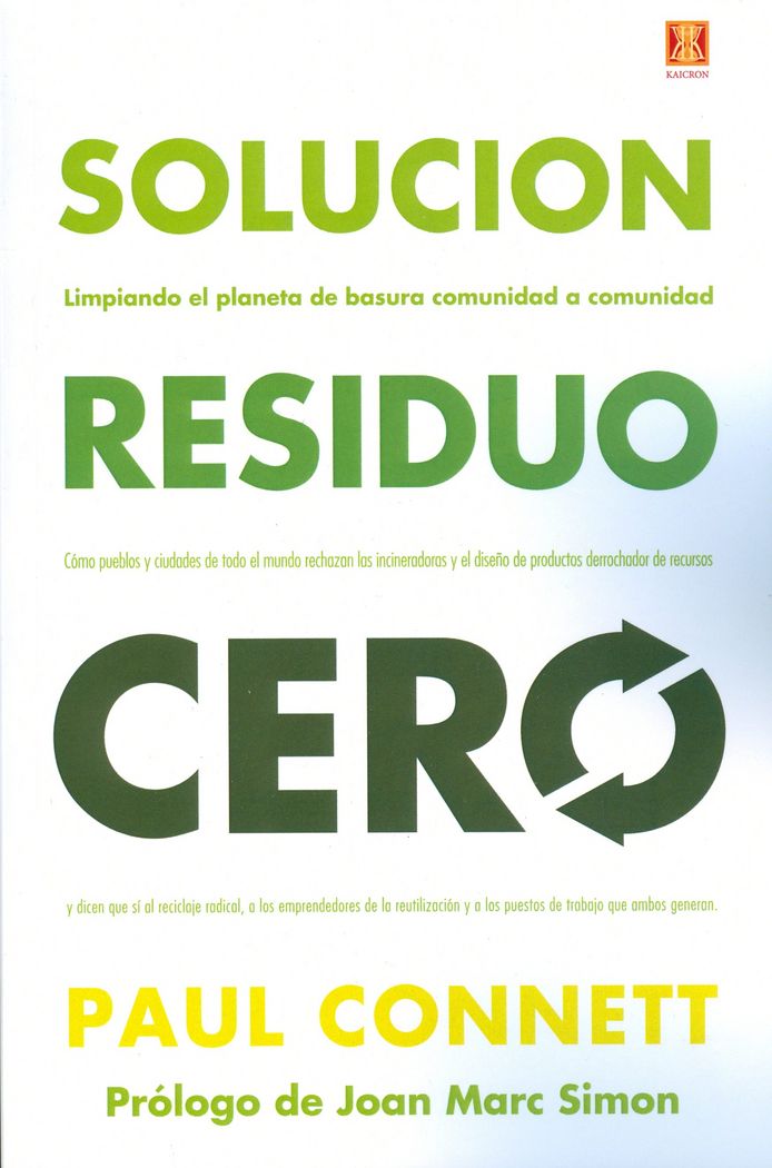 Solución Residuo Cero, de Connet, Paul | portada del libro