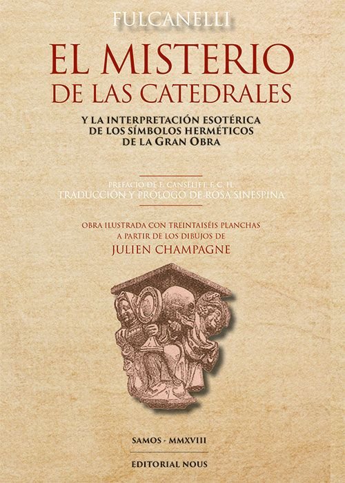 El misterio de las catedrales, de Fulcanelli | portada del libro
