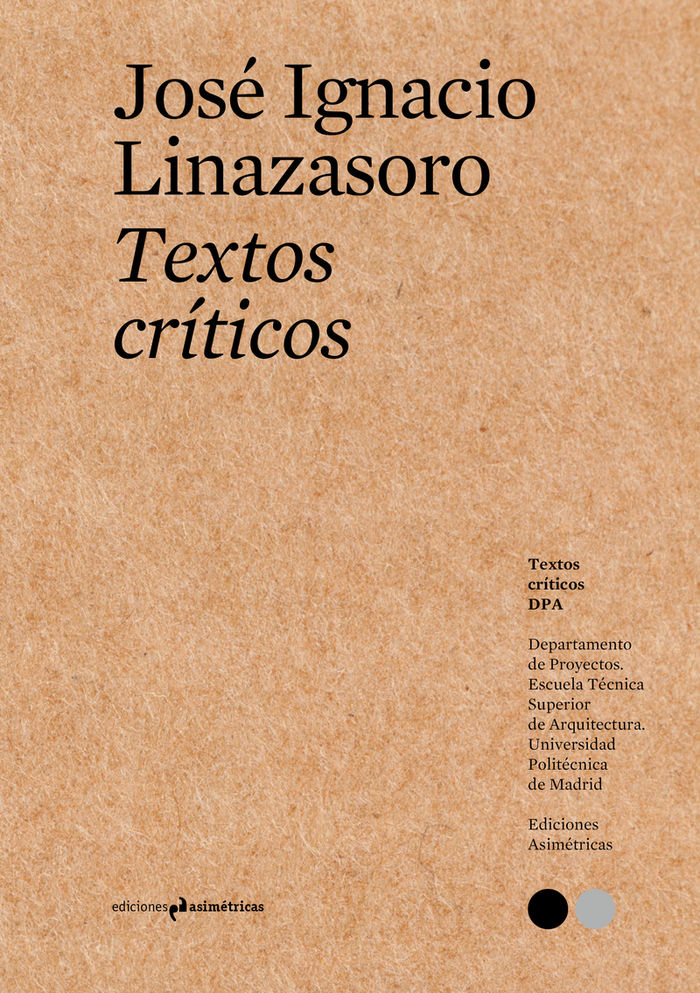 TEXTOS CRÍTICOS 2, de Linazasoro Rodríguez, José Ignacio | portada del libro