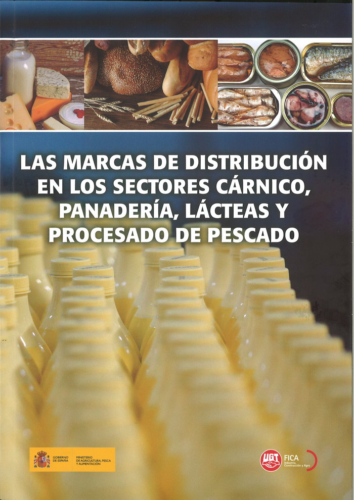 LAS MARCAS DE DISTRIBUCION EN LOS SECTORES CARNICO, PANADERI | portada del libro