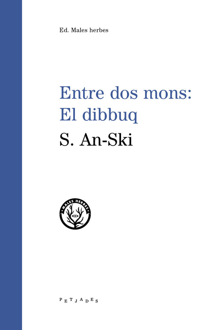 Entre dos mons: el dibbuq, de S. An-Ski | portada del libro