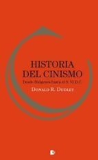 HISTORIA DEL CINISMO, de DONALD REYNOLDS DUDLEY | portada del libro