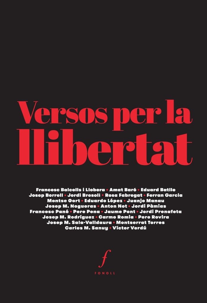 Versos per la llibertat, de Varios autores | portada del libro