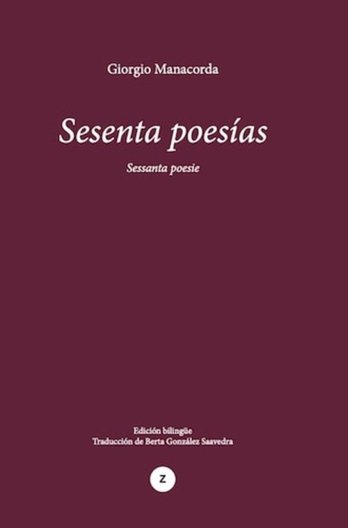 Sesenta poesías, de Manacorda | portada del libro