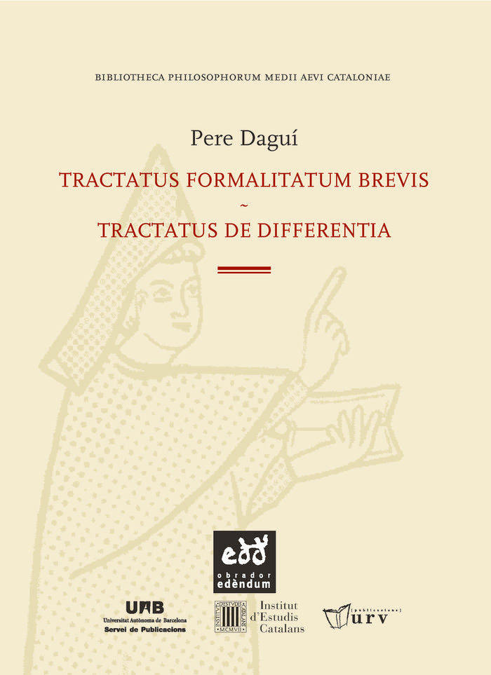 Tractatus Formalitatum Brevis. Tractatus de Differentia, de Daguí, Pere | portada del libro