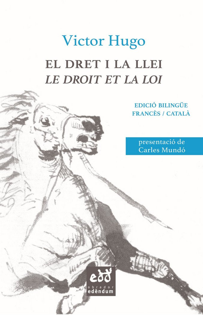 El dret i la llei / Le droit et la loi, de Hugo, Victor | portada del libro