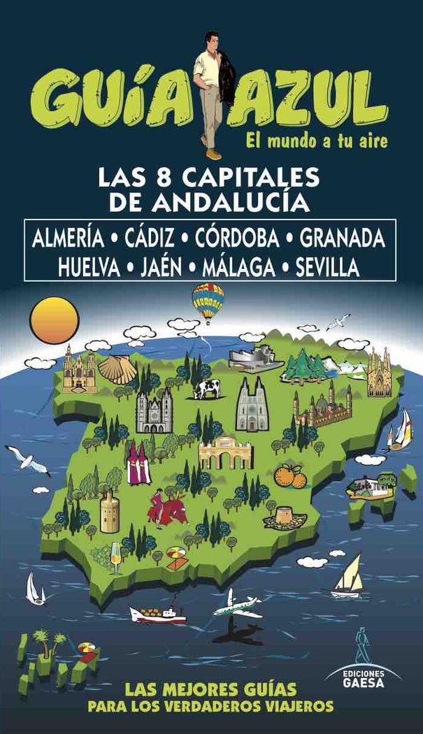 Capitales de Andalucía, de Cabrera, Daniel | portada del libro