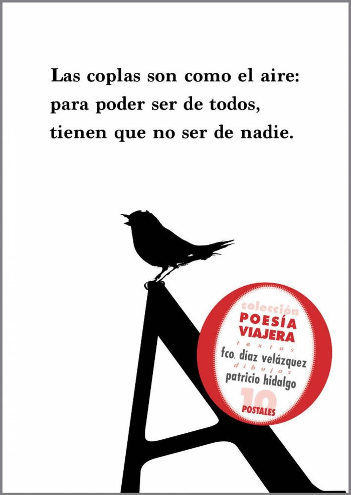 Coplas de nadie. Serie de diez postales, de DIAZ VELAZQUEZ,FRANCISCO | portada del libro