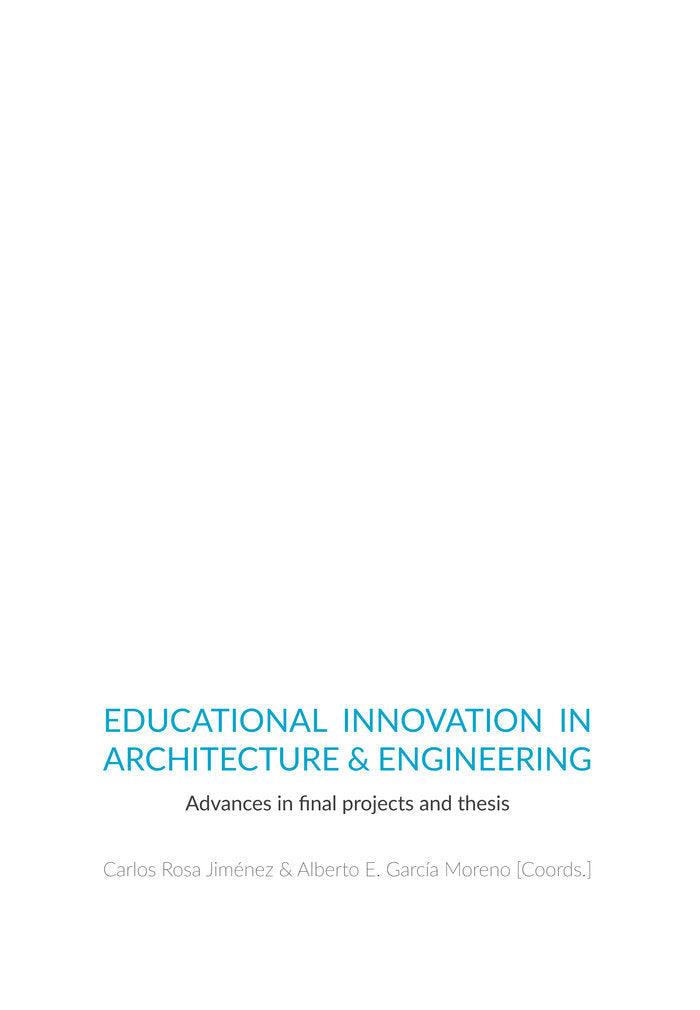EDUCATIONAL INNOVATION IN ARCHITECTURE - ENGINEERING, de Varios,Autores | portada del libro