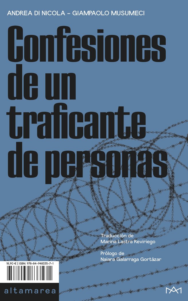Confesiones de un traficante de personas, de Di Nicola, Andrea | portada del libro