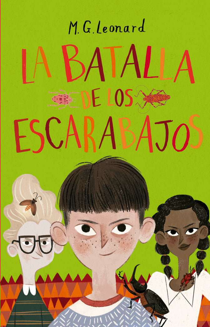 La batalla de los escarabajos, de M.G. Leonard | portada del libro