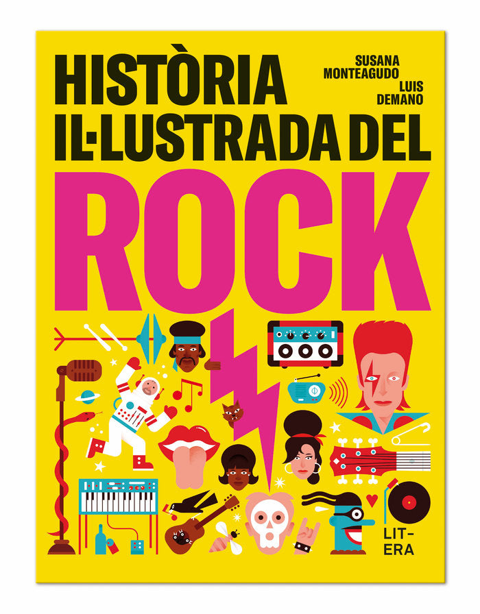 Història il·lustrada del rock, de Monteagudo Duro, Susana | portada del libro