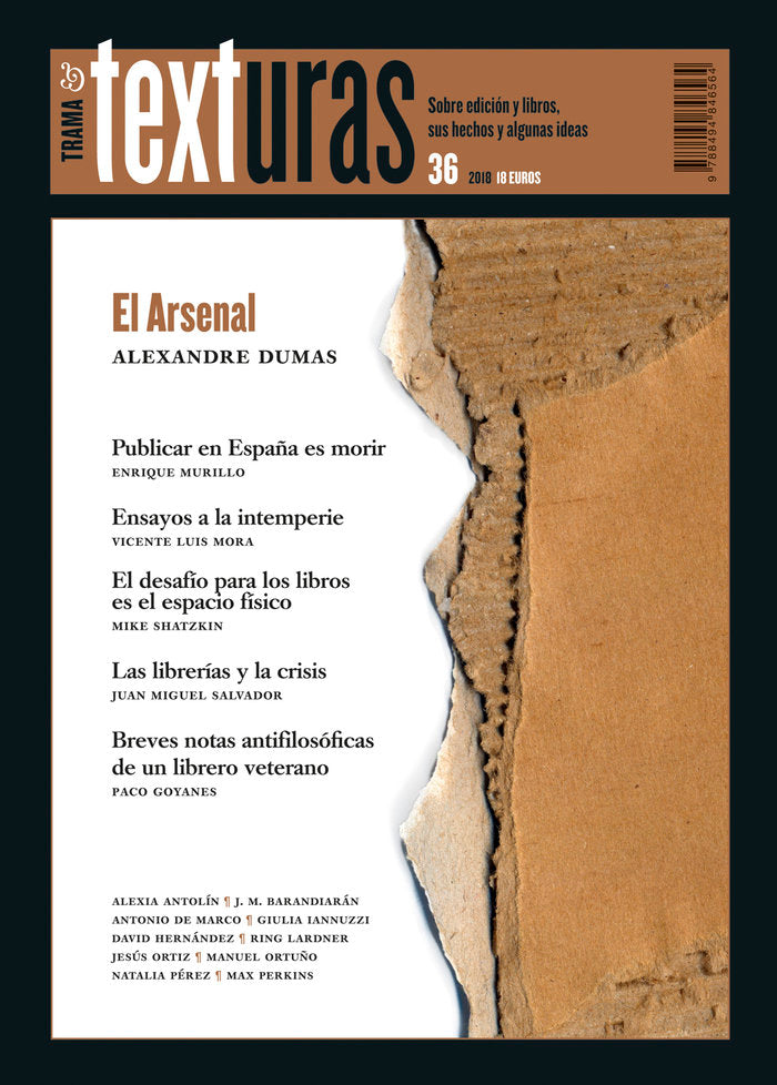 Texturas 36: Publicar en España, de Varios autores | portada del libro