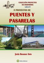 CINCO PROYECTOS DE PUNETES Y PASARELAS, de Jesús Rosanes Soto | portada del libro