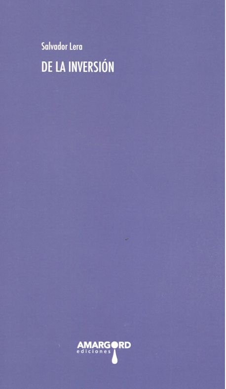 DE LA INVERSION, de LERA,SALVADOR | portada del libro