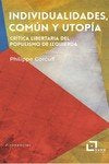 INDIVIDUALIDADES COMUN Y UTOPIA, de CORCUFF, PHILIPPE | portada del libro