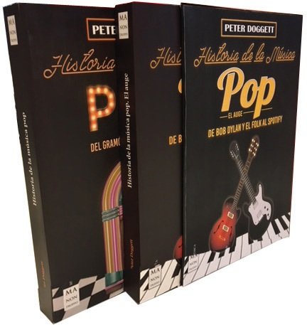 ESTUCHE HISTORIA DE LA MUSICA POP, de PETER DOGGETT | portada del libro