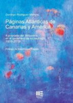 PAGINAS ATLANTICAS DE CANARIAS Y AMERICA, de DOMINGO RODRIGUEZ MARRERO | portada del libro