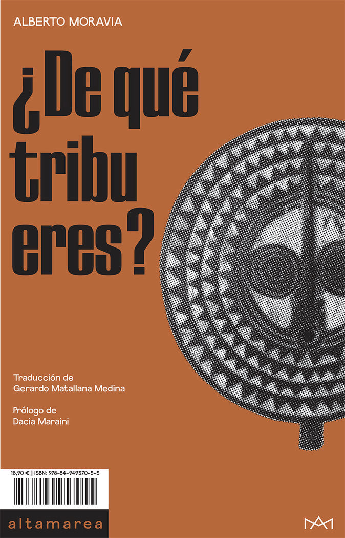 ¿De qué tribu eres?, de Moravia, Alberto | portada del libro