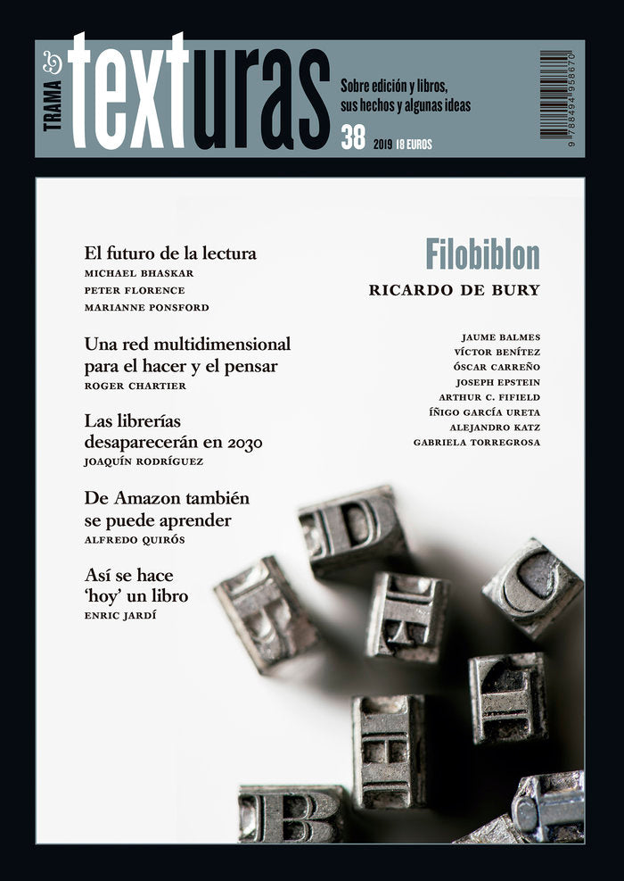 Texturas 38: El futuro de la lectura, de Varios autores | portada del libro