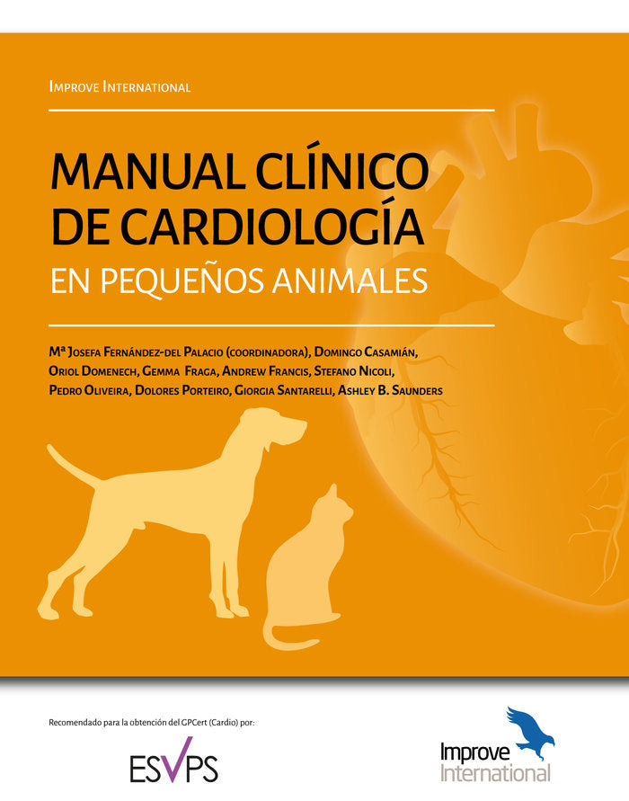 Manual clínico de cardiología en pequeños animales, de A FERNANDEZ-DEL PALACIO, MªJOSEF | portada del libro