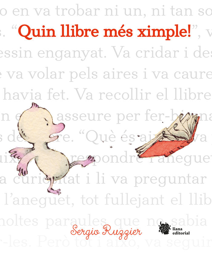Quin llibre més ximple!, de Ruzzier, Sergio | portada del libro
