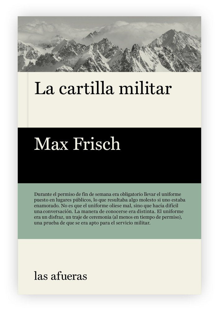La cartilla militar, de FRISCH,MAX | portada del libro