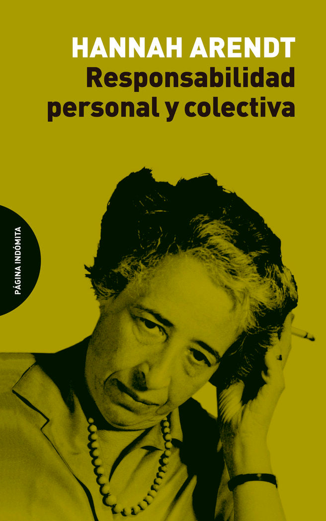 Responsabilidad personal y colectiva, de Arendt, Hannah | portada del libro