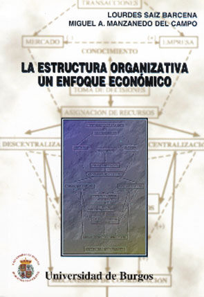 La estructura organizativa, un enfoque económico, de Sáiz Bárcena | portada del libro