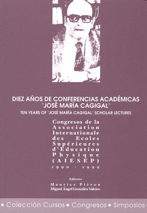 Diez años de conferencias académicas "José María Cagigal", de Maurice Piéron | portada del libro