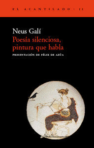 Poesía silenciosa, pintura que habla, de Galí, Neus | portada del libro