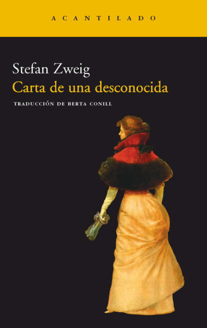 Carta de una desconocida, de Zweig, Stefan | portada del libro