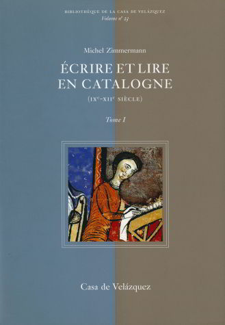 Écrire et lire en Catalogne (IXe-XIIe siècle), de Zimmermann | portada del libro