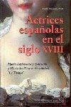 Actrices españolas en el siglo XVIII, de COTARELO Y MORI | portada del libro