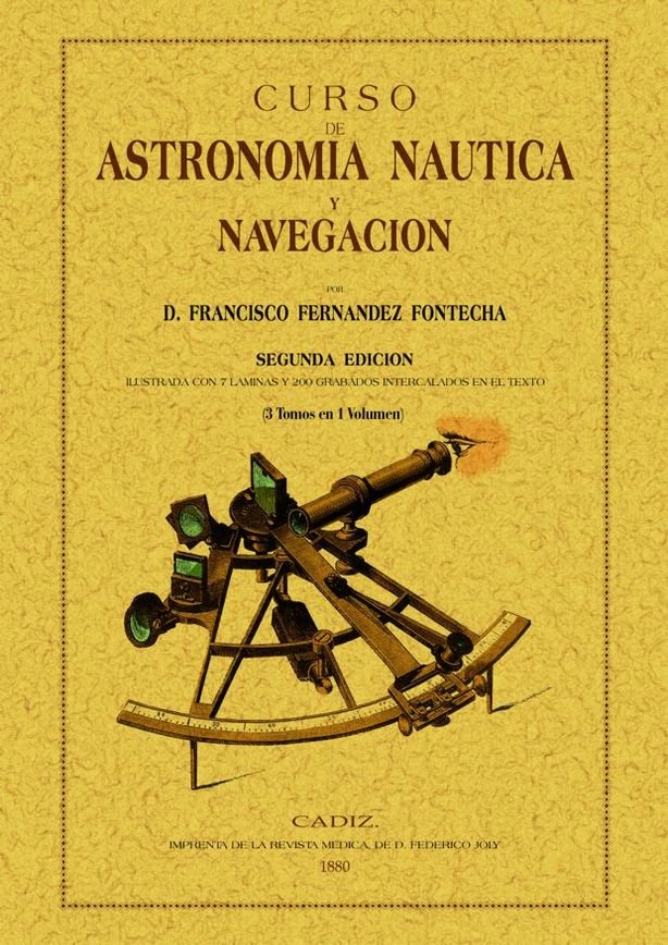 Curso de astronomía náutica y navegación, de Fernández Fontecha, Francisco | portada del libro
