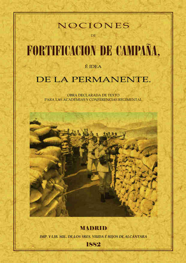 Nociones de fortificación de campaña, de Villalba y Riquelme, José | portada del libro