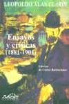 Ensayos y críticas (1891-1901), de Alas Clarín, Leopoldo | portada del libro