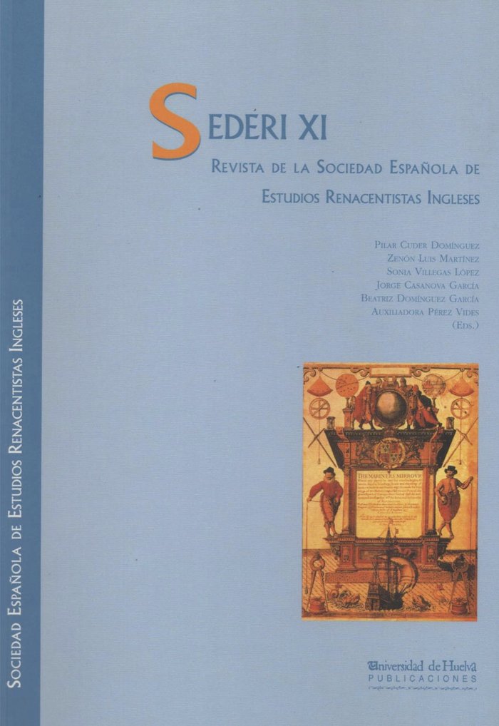 SEDERI XI, de Cuder Domínguez | portada del libro