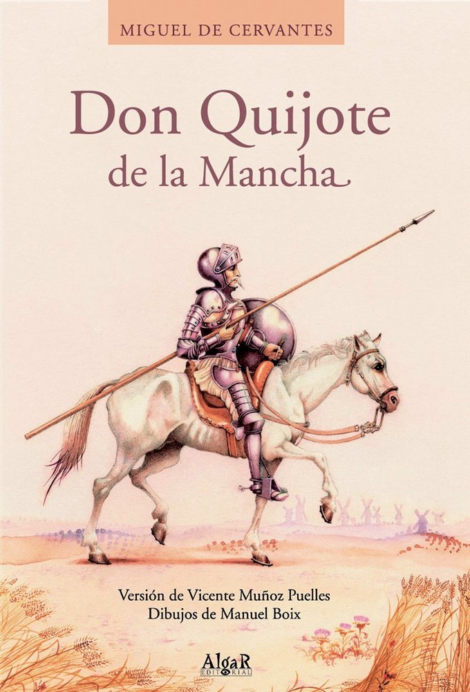 Don Quijote de la Mancha, de de Cervantes | portada del libro
