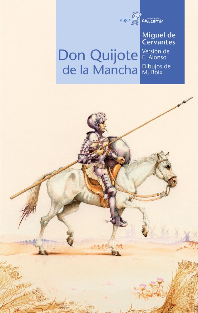 Don Quijote de la Mancha, de Miguel de Cervantes | portada del libro