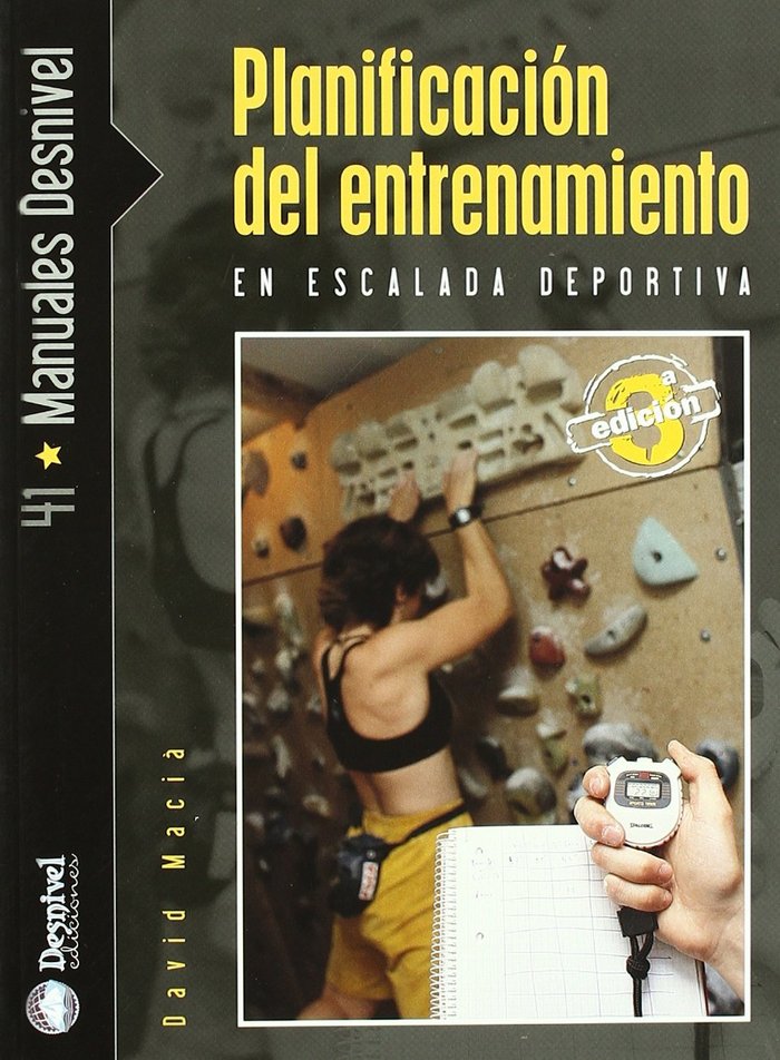 Planificación del entrenamiento en escalada deportiva, de MACIA PAREDES, DAVID | portada del libro