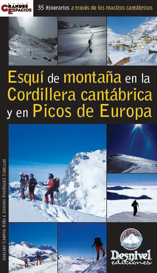 ESQUI DE MONTAÑA EN LA CORDILLERA CANTABRICA Y PICOS DE EUROPA, de RODRIGUEZ CUBILLAS | portada del libro