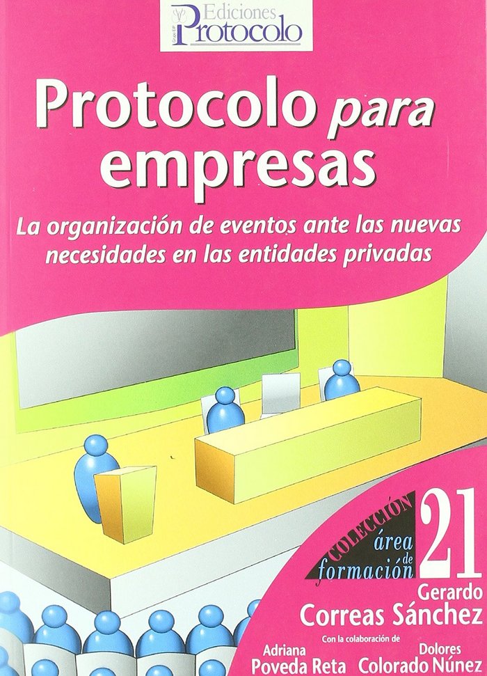 PROTOCOLO PARA EMPRESAS : LA ORGANIZACION DE EVENTOS ANTE LAS NUEVAS NECESIDADES DE ENTIDADES PRIVAD, de CORREAS | portada de