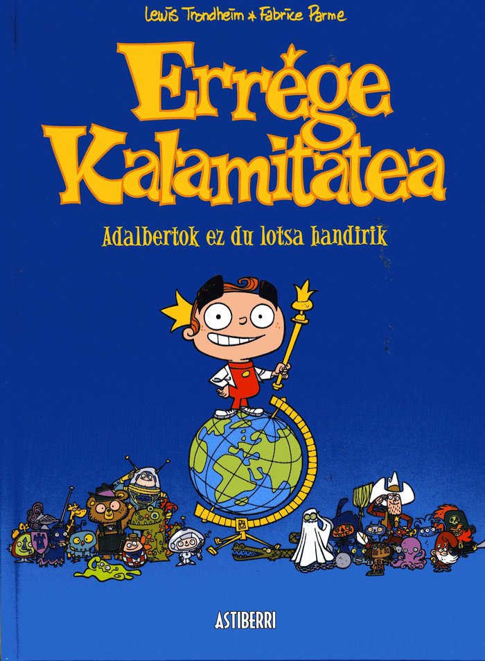 ERREGE KALAMITATEA 1. ADALBERTOK EZ DU LOTSA HANDIRIK, de TRONDHEIM, LEWIS | portada del libro