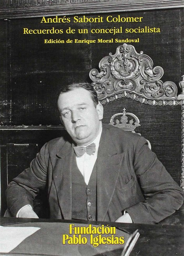 Andrés Saborit Colomer, de MORAL SANDOVAL | portada del libro