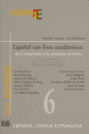 Español con fines académicos, de Vázquez | portada del libro