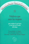 PALABRAS QUE USAN LAS MUJERES CI-52, de AA.VV. | portada del libro