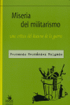 MISERIA DEL MILITARISMO, de HERNANDEZ HOLGADO | portada del libro